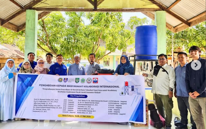 Pengabdian kepada Masyarakat Internasional Berkolaborasi dengan Universitas Teknologi MARA