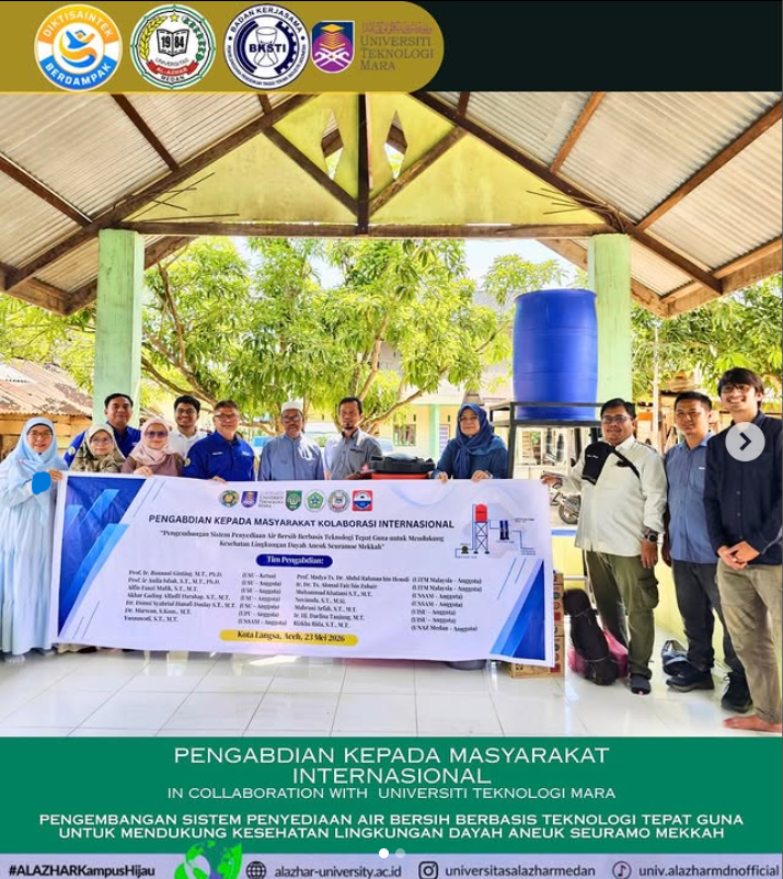 Pengabdian kepada Masyarakat Internasional Berkolaborasi dengan Universitas Teknologi MARA